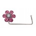 Bag Hanger - Rhinestone Flower - Fuchsia - BH-GB1290FU